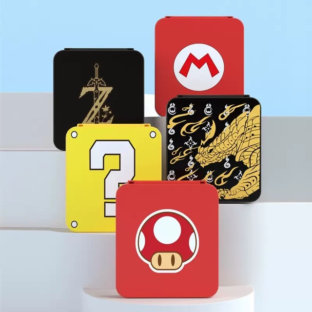 Customizable 12 in 1 Silicone Game Card Solt Universal Game Card Cartridge Case for NS Switch 2