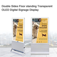 Affichage numérique ultra-fin pour téléviseurs de 32'' à 65'', écrans LCD publicitaires Android à fixation murale, support de sol LCD