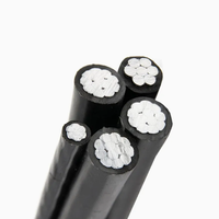 Selbsttragende Gedrehte Überkopf-Isolierte Kabel 3*120+70+16 mm² HDPE Aluminiumdraht LV-Luftkabel