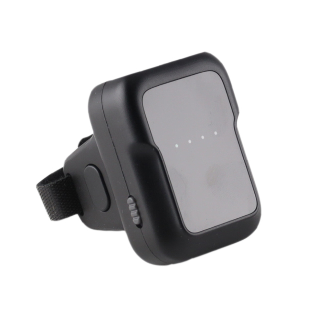 Wholesale Portable BT Handheld Barcode Scanner Ring Wearable Mini 1D 2D Bar Code Reader CMOS Light Source Hot Selling