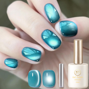 Moonlight CAT Eye Gel magnético Gel esmalte de uñas 15ml azul claro gelatina vidrio magnético Gel brillo Soak Off Nail Art DIY <span class=keywords><strong>Salon</strong></span> - Product Image 1