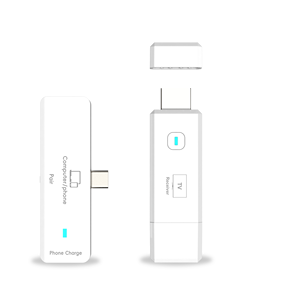 Transmetteur et Récepteur Sans Fil USB-C vers HDMI Portable Tendance 2026, Prise en Charge 1080P pour HUAWEI <span class=keywords><strong>Samsung</strong></span> <span class=keywords><strong>iPhone</strong></span> vers <span class=keywords><strong>TV</strong></span> - Product Image 1
