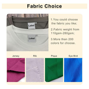 Marque originale poids lourd 360 grammes coton t-shirt Logo personnalisé 3D broderie impression 3D hauts courts pour décontracté style d'été - Product Image 3