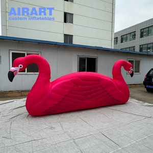 <span class=keywords><strong>Ballon</strong></span> gonflable flamant rose pour scène de DJ, <span class=keywords><strong>ballon</strong></span> publicitaire décoratif en forme de flamant rose de dessin animé. - Product Image 4