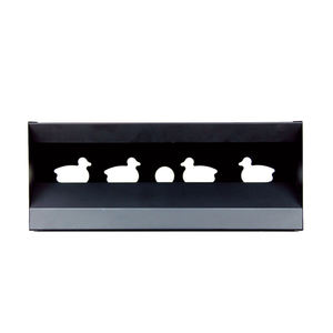Cible de tir de chasse personnalisée en usine, à réinitialisation automatique, 22*49 cm, en forme de canard, en alliage durable, pour entraînement extérieur, accessoire argenté pour tir au pistolet à billes - Product Image 1