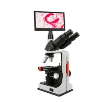 EOC Laboratory Digital Optics Microscope with LED Light Source 1000X 1600X 4K Biological LCD Screen for Student School Labs