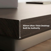Bureau de direction moderne de luxe en bois massif avec panneau au design durable, modulaire et multifonctionnel pour bureau à domicile, PDG, villas et hôtels