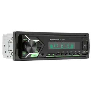 Enkele Din Autoradio Met Dubbele Bluetooth Fm Radio Auto Audio-Ontvanger Dual Usb-Poort Handsfree Bellen Mp3-speler