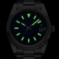 Orologio Meccanico Automatico con Display Data 36mm 40mm, Orologio OEM NH35 Reloj