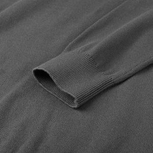 Haute qualité hommes Jacquard pull tricots hiver col en V pull coton concepteur personnalisé pull en tricot - Product Image 5