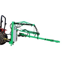 Moissonneuse vibrante hydraulique montée sur tracteur pour olivier