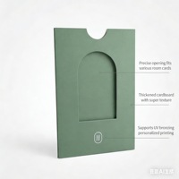 Carton couché personnalisé de haute qualité avec pelliculage pour cartes de visite, cartes de chambre d'hôtel haut de gamme et cartes de membre VIP