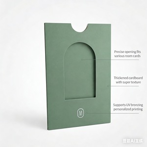 Carton couché personnalisé de haute qualité avec pelliculage pour cartes de visite, cartes de chambre d'hôtel haut de gamme et cartes de membre VIP - Product Image 1