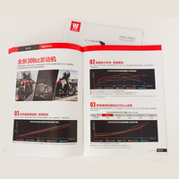 Impression de brochures et catalogues personnalisés avec reliure à point de selle OEM