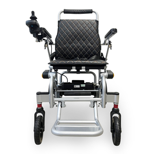 รถเข็นไฟฟ้าอลูมิเนียมรุ่น KSM-603 สำหรับฟื้นฟูสมรรถภาพ พร้อมพนักพิงตามหลักสรีรศาสตร์ และมอเตอร์แบบไร้แปรงถ่าน ผู้จัดจำหน่ายรถเข็นไฟฟ้าคุณภาพพรีเมียม - Product Image 1