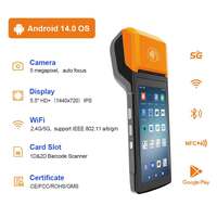 Cashino CSN-K2 Pro 5.5 pouces Android 14 Terminal de point de vente à écran tactile avec NFC