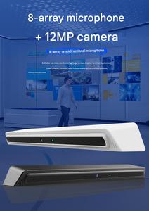 Beamforming Microphone Bar with 12mp <b>Camera</b> for Noise-free Video Conferencing - Product Image 5