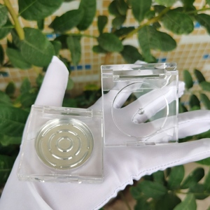 Y029 Leere, durchsichtige quadratische Lidschatten hülle aus Kunststoff, transparente Lidschatten verbindung 42 mm Pfannen größe - Product Image 5