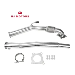 Turbo Auspuffrohr 3 Zoll Down Pipes für Autos Audi A3 Volkswagen VW Golf MK5 MK6 GTI Jetta 2.0T TSI 63mm 76mm Auspuff Fallrohr