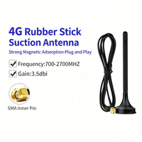 Antenne à ventouse 2G 3G 4G 5G LTE SMA RG174 étanche à gain élevé 3,5dBi 700-2700MHz pour routeur IoT M2M NB-IoT GPRS