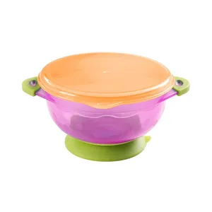 Hot sale baby kids tableware bpa free food grade pp anti spill baby suction bowl