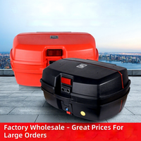 Super promotion de septembre : Top case moto en PP, étanche et antichoc, 45L, noir, grande capacité pour trajets quotidiens, directement de l'usine OEM