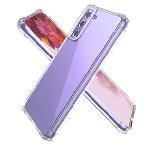 Clear Extra 4 Angle Shockproof Transparent Soft TPU Phone Case for Samsung Galaxy S22 S23 Plus Ultra