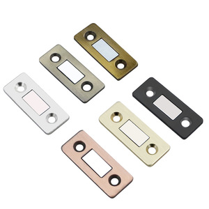 Denite – attrape-porte magnétique 001, ultra fin, invisible, pour portes coulissantes, armoires, placards, nickelé, style moderne et simple - Product Image 2
