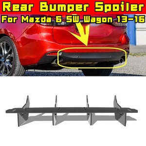 For Mazda 6 SW Wagon 2013-2016 <strong>Car</strong> Rear Bumper Lip Splitter <strong>Diffuser</strong> Body Kit Bumper Guard <strong>Protector</strong> Cover <strong>Car</strong> Accessories - Product Image 1