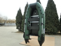 Bateau à moteur gonflable pliable en caoutchouc, pour 4 personnes, 1 mètre, 290cm