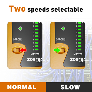 Zoerax Rj45/Rj11 Netwerkkabeltester Poe Anti-Verbranding Test Utp/Stp Ethernet Kabeltester - Product Image 3