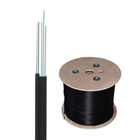 Cable de Fibra Óptica Autoportante Tipo Arco OWIRE GJYX(F)CH para Redes FTTH, Compatible con Uso en Exteriores, Alta Banda Ancha, Conector UPC, 300N