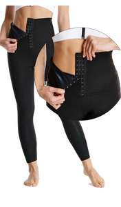 Pantaloni da Sauna personalizzati da donna più venduti abbigliamento sportivo snellente a vita alta Leggings da ginnastica per il Fitness - Product Image 3