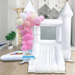 Sortie d'usine PVC extérieur intérieur adultes enfants sauter châteaux acheter château gonflable blanc <span class=keywords><strong>maison</strong></span> de rebond avec toboggan - Product Image 1