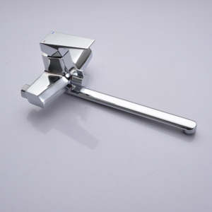 Two Hole Wall Mounted Luxury <strong>Middle</strong> <strong>East</strong> Style Zinc Long Spout Hot Cold Bathtub Bathroom Faucet Tap - Product Image 2