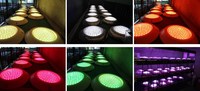 Projecteur LED RGB DMX 12V en acier inoxydable étanche IP68 Par 56 Lumières de piscine