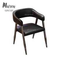 Ensemble de banquettes industrielles en métal noir et table ignifuge, mobilier commercial pour restaurant