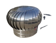 Ventilateur d'extraction de toit industriel de 25 pouces avec plaque de base étanche, ventilateur à turbine, ventilateur éolien - Product Image 4