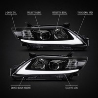Feux de voiture LED 12V modifiés pour 2009-2011 pour clignotants et blocs optiques 35W 5500 Lumens