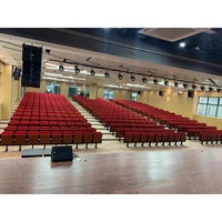 Chaises pliantes pour auditorium - Sièges de théâtre fixes, durables, résistants aux intempéries, avec revêtement moelleux pour événements