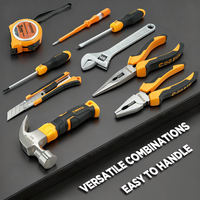 Kit de Herramientas Manuales Básicas para el Hogar, Caja de Herramientas OEM Personalizable para Reparaciones y Mantenimiento del Hogar