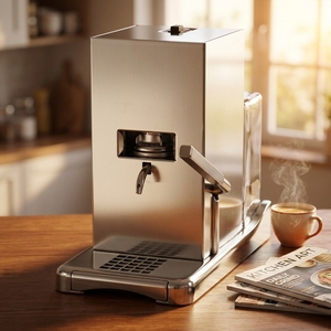 Machine à <span class=keywords><strong>expresso</strong></span> à capsules programmable haut de gamme, 19 bars de pression, compatible dosettes et plaquettes <span class=keywords><strong>ESE</strong></span>, en acier inoxydable, compacte et luxueuse pour la maison - Product Image 6