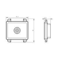 Module de lecteur de codes-barres 2D KS-003 USB/TTL/RS232 Lecteur de codes QR
