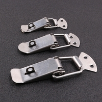 Loquet à bascule réglable en acier inoxydable pour tiroir, serrure à bascule pour boîte à outils