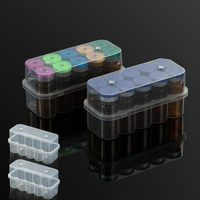 En stock : Boîte de stockage en plastique pour poudre lyophilisée, flacon de peptide vaccinal, flacon transparent Cillin 3ml, 5ml, 7ml