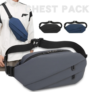 Bolso bandolera antirrobo ligero de alta calidad para hombres logotipo personalizado <span class=keywords><strong>pecho</strong></span> <span class=keywords><strong>y</strong></span> <span class=keywords><strong>hombro</strong></span> Sling diseño de mensajero simple - Product Image 5