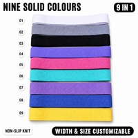 Ensemble de bandes de résistance larges en tissu polyester, antidérapantes et très résistantes, pour entraînement des fessiers et des hanches, usage à domicile et en salle de sport, vente en gros