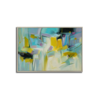 Peinture à l'huile abstraite personnalisée en gros, imprimée sur toile, imperméable, écologique, art mural original pour la décoration du salon, hôtels
