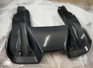 Pour McLaren MP4-12C : Lame arrière en fibre de carbone, Lame inférieure arrière en fibre de carbone, Diffuseur arrière en fibre de carbone - Product Image 5