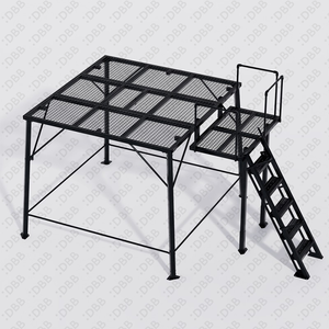 <span class=keywords><strong>Torre</strong></span> de Caza Elevada Portátil Impermeable para Todo Clima, con Soporte Ajustable de Acero y Camuflaje, para Caza de Ciervos al Aire Libre - Product Image 2